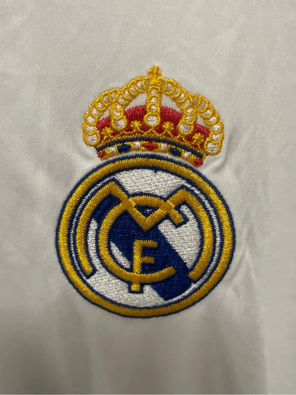 Adidas Real Madrid Kylian Mbappe Home White Jersey Sz XL